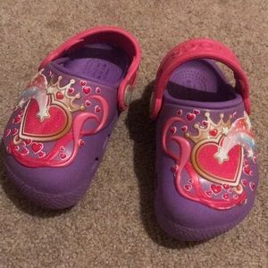 Princess light up shoes Crocs